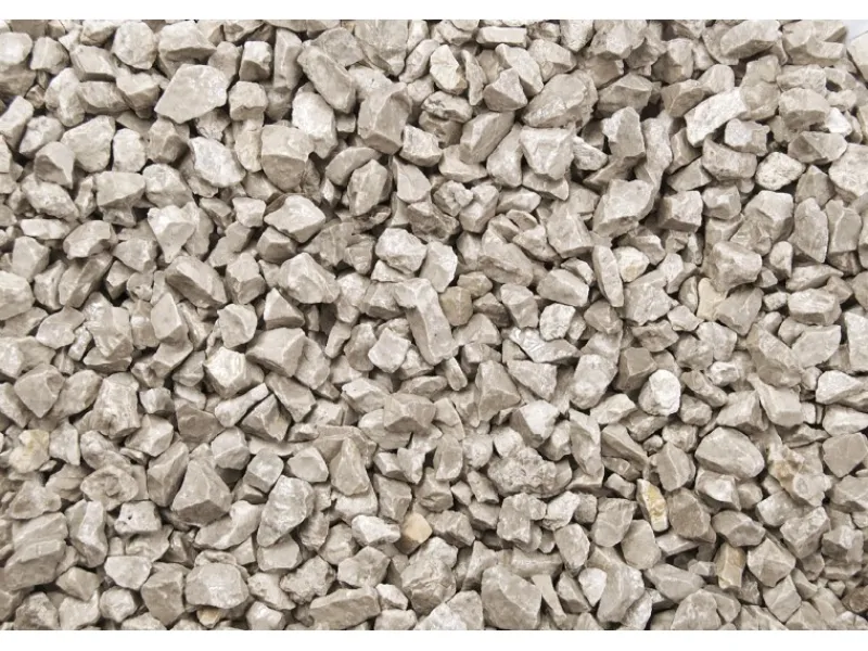 Scherf Zimmerbrunnen^Marmorsplitt Silber-Grau 8 - 12 mm 1000 kg Big-Bag