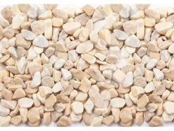 Scherf Marmorzierkiesel Siena-Gelb 15 - 25 mm 25 kg PE-Sack