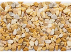 Scherf Marmorzierkiesel Siena-Gelb 15 - 25 mm 25 kg PE-Sack