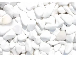 Scherf Marmorzierkiesel Thassos-Weiß 25 - 50 mm 25 kg PE-Sack