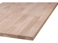 Massivholzplatte Eiche 80 cm x 40 cm x 1,8 cm