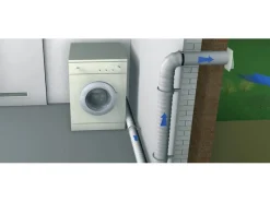 Mauerlüfter mit Anschlussstutzen System 100