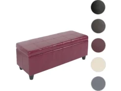 MCW Aufbewahrung^Aufbewahrungs-Truhe Kriens Leder/Kunstleder 112x45x45cm