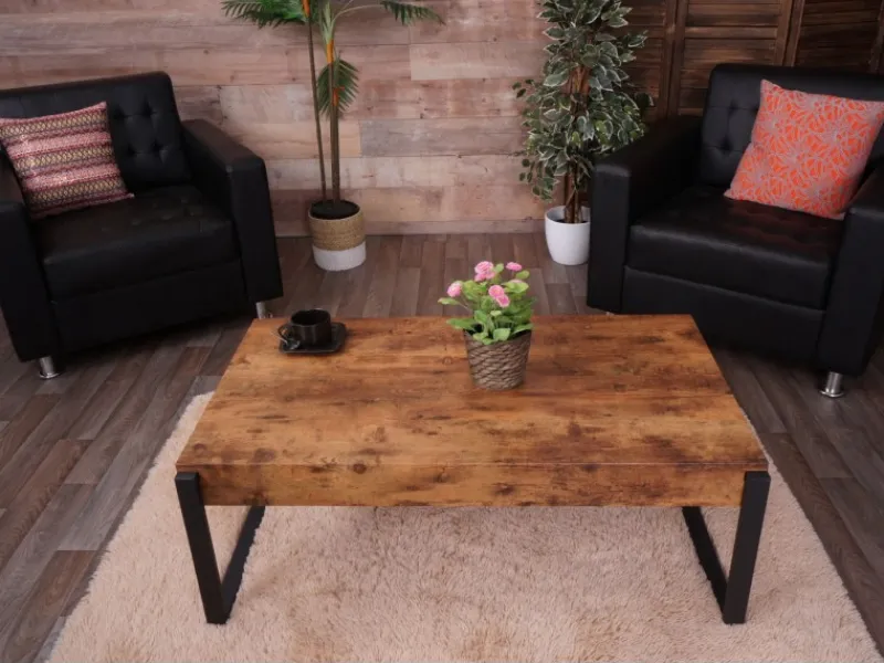 MCW Couchtisch L53 Dunkle Wildeiche