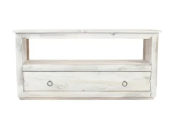 MCW Möbelserien^Couchtisch Shabby--Look Weiß