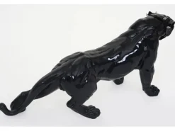 MCW Dekorative Figuren^Deko Figur Panther mit Halsband mit Halsband