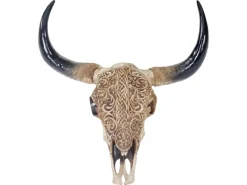 MCW Deko Schädel T454 Longhorn Tribal