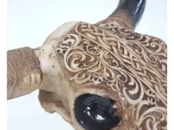 MCW Deko Schädel T454 Longhorn Tribal