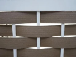 MCW Eckregale^Eckregal K85 Geflecht Braun