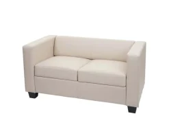 MCW Sofas^2er Sofa Lille Leder Creme