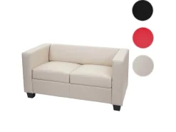 MCW Sofas^2er Sofa Lille Leder Creme