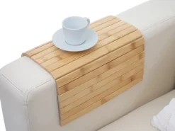 MCW Sofas^2er-Set Armlehnen-Ablage E72 Sofa-Butler Flexablage Bambus Flexibel 45x30cm