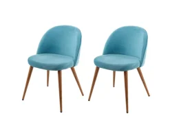 MCW Stühle^Esszimmerstuhl D53 2er-Set Samt