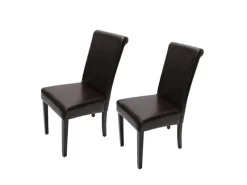 MCW Stühle^Esszimmerstuhl Lecce II 2er-Set Dunkle Beine