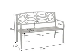 MCW Sitzbänke^Gartenbank F44
