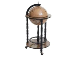 MCW Flaschenregale^Globusbar D83 Rollbar Schwarz