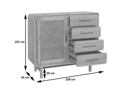 MCW Möbelserien^Kommode M47 101x109x45cm