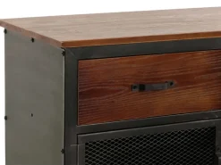 MCW Kommode N28 Schwarz Braun