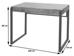 MCW Möbelserien^Konsolentisch L53 Dunkle 80x100x54cm