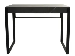 MCW Möbelserien^Konsolentisch L53 Marmor-Optik Grau 80x100x54cm