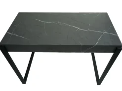 MCW Möbelserien^Konsolentisch L53 Marmor-Optik Grau 80x100x54cm