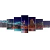 MCW Wanddekoration^Leinwandbild H375 New York 7-tlg.