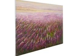 MCW Wanddekoration^Ölgemälde Blumenfeld Handgemalt