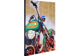 MCW Wanddekoration^Ölgemälde Motorrad Handgemalt