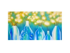 MCW Ölgemälde Vasen Handgemalt