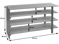 MCW Weitere Regale^Regal L75
