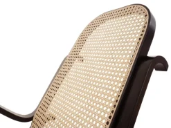 MCW Sessel^Schaukelstuhl Gallarate Rattan Walnuss-Optik