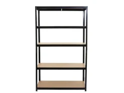 MCW Schwerlastregal E33 Schwarz 200x120x60cm