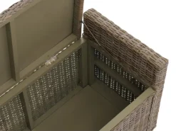 MCW Sitzbänke|Garderoben^Sitzbank Genua Rattan Staufach