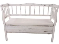 MCW Sitzbänke|Garderoben^Sitzbank H207 Staufach Shabby-Look Shabby