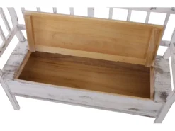 MCW Sitzbänke|Garderoben^Sitzbank H207 Staufach Shabby-Look Shabby