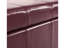 MCW Aufbewahrung^Sitzbank mit Aufbewahrung Arezzo LEDER 112x45x45cm