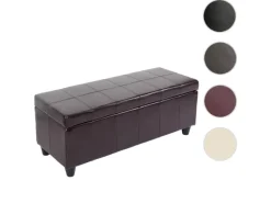 MCW Aufbewahrung^Sitzbank mit Aufbewahrung Arezzo LEDER 112x45x45cm