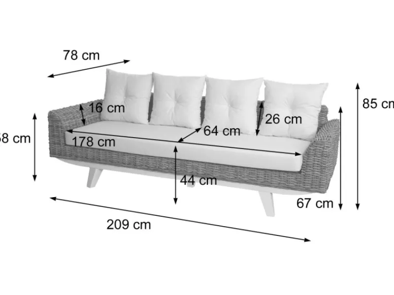MCW Sofas^Sofa M32