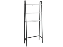 MCW Regal Weiß^Standregal K82 Marmor-Optik Weiß