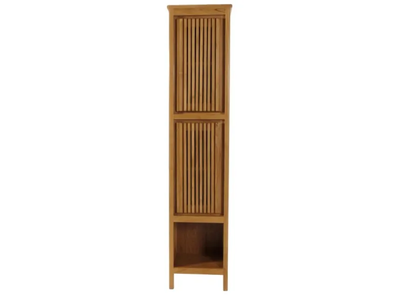 MCW Weitere Regale^Teak-Hochschrank M70 2 Türen 5 Fächer
