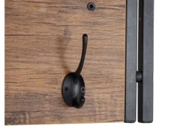 MCW Wandgarderobe A27 4 Haken 3D-Struktur Wild-Optik