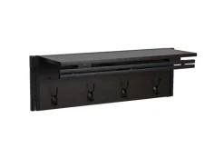 MCW Wandgarderobe A27 4 Haken 3D-Struktur