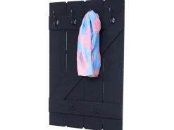 MCW Garderoben^Wandgarderobe D13 Dunkelgrau Shabby