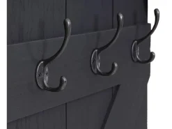 MCW Garderoben^Wandgarderobe D13 Dunkelgrau Shabby