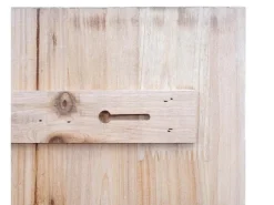 MCW Wandregal D42 Massivholz 70x40x10cm Weiß Shabby