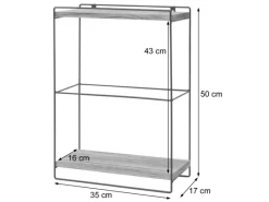 MCW Wandregal K77 50x35x17cm