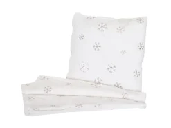 MCW Wohndecke mit Deko-Kissen Schnee 2-tlg.
