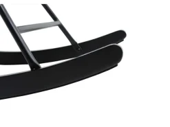 MeGusta Moderner Stuhl Schaukelstuhl Polsterstuhl Esszimmerstuhl mit Armlehne Anni