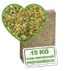 MeineHennen HENNEN VITAL EXZELLENT 15 Kg Premium Hühnerfutter und Wachtelfutter Körnerfutter Geflügelfutter Hennenfutter Alleinfutter für Hühner