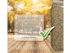 MeineHennen Terraristik^KÜKEN VITAL 30 Kg Premium Kükenfutter Kükenmischung mit Hirse und Leinsamenöl Alleinfuttermittel